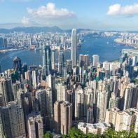 Hongkong - panorama miasta
