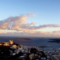 Siros - panorama miasta