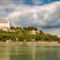 Bratysława - widok na Katedrę oraz Zamek