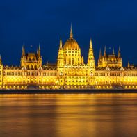Budapeszt - Parlament nocą