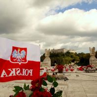 Monte Cassino - widok z Cmentarza Żołnierzy Polskich