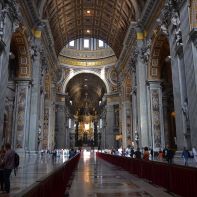 Rzym - Bazylika św. Piotra - wnętrze